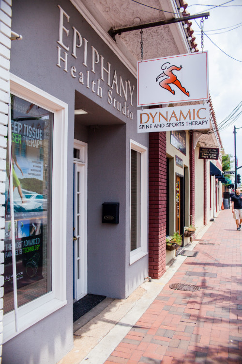 Marietta chiropractor Dynamic Spine and Sports Therapy on the square